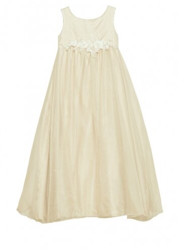 Full length silk empire line Lillian dress