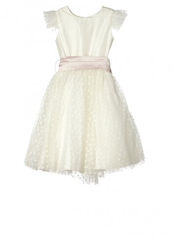 Spotted tulle Maisy dress with generous petticoat